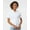 white, variant on Women's PFG Tamiami Short Sleeve Shirt in White Cap Blue - Size XS