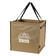 thumbnail image 1 of 64L Trash Can Outdoor Camping Storage Box 16 Hanging Hole Straps Multifunctional Khaki, 1 of 8