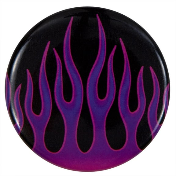 Pink And Purple Flames Button