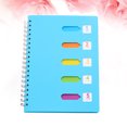 thumbnail image 2 of Side-spiral Notebooks Thicken Notepad Category Notepad Students Stationery for Diary Journal Travel (B5 Large Size Blue), 2 of 7