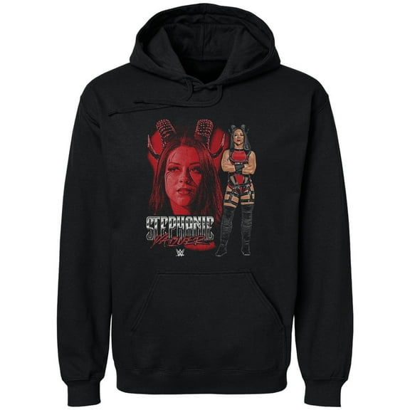 Men's 500 Level Black Stephanie Vaquer Vintage Superstar Pullover Hoodie