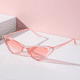 thumbnail image 5 of Gafas de sol de ojo de gato, gafas de sol para mujer, gafas de moda para hombre, gafas de montura pequeña retro, 5 of 6
