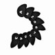 thumbnail image 4 of 10 piezas de funda protectora de cabeza de taco de palo de golf de neopreno duradero con letras numéricas (negro), 4 of 15
