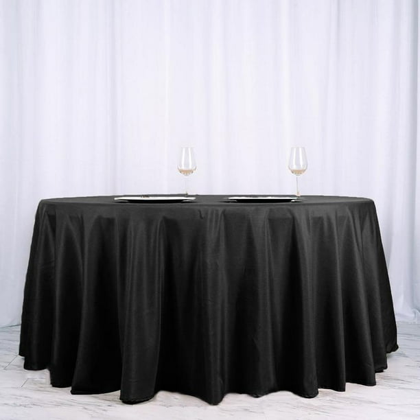 Efavormart 120" Wholesale Round Tablecloth Polyester Round Table Linens