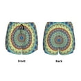 thumbnail image 5 of Lsque Round Mandala1 Printed Women's Running Shorts with Liner Pockets,Elastic Quick Dry Workout Athletic Gym Yoga Shorts,Womens High Waist Shorts-Large, 5 of 9