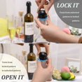 thumbnail image 2 of 3 Pcs Bouchons de Champagne, Bouchon de Bouteille Réutilisable Garde le Vin Champagne Pétillant Frais Bouchon de Champagne Réutilisable, 2 of 7