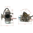 thumbnail image 2 of Carburetor Carb For Yamaha 2004 2005 2006 2007 Rhino 660 YXR660 YXR 660 UTV ATV, 2 of 8