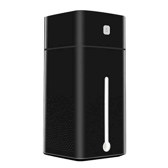 QTBIUQ Cool Mist Humidifier Large Water Cub E Humidifier Household Quiet Bedroom Large Capacity USB Humidifier Black