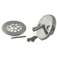 thumbnail image 2 of Westbrass 14" White Polypropylene Trip Lever Bathtub Assembly with Grid Drain, Stainless Steel, 2 of 9