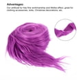 thumbnail image 4 of Faux Fur Fabric Square, 59x2 Inches Furry Fur Patches Plush Rug Purple 2Pcs, 4 of 5