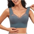 thumbnail image 2 of Womens Bras Wireless Push Up Bralettes for Women Mesh Splice Lifting Seamless High Support Breathable Underwear Bra, 2 of 5