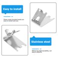 thumbnail image 2 of Stainless Steel Freezer Clamps for Secure Shelves 8 Pieces Silver Stainless Steel, 2 of 6