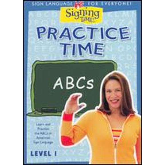 Pre-Owned Signing Time!: Practice Time - ABCs Level 1 (DVD 0823860000863)