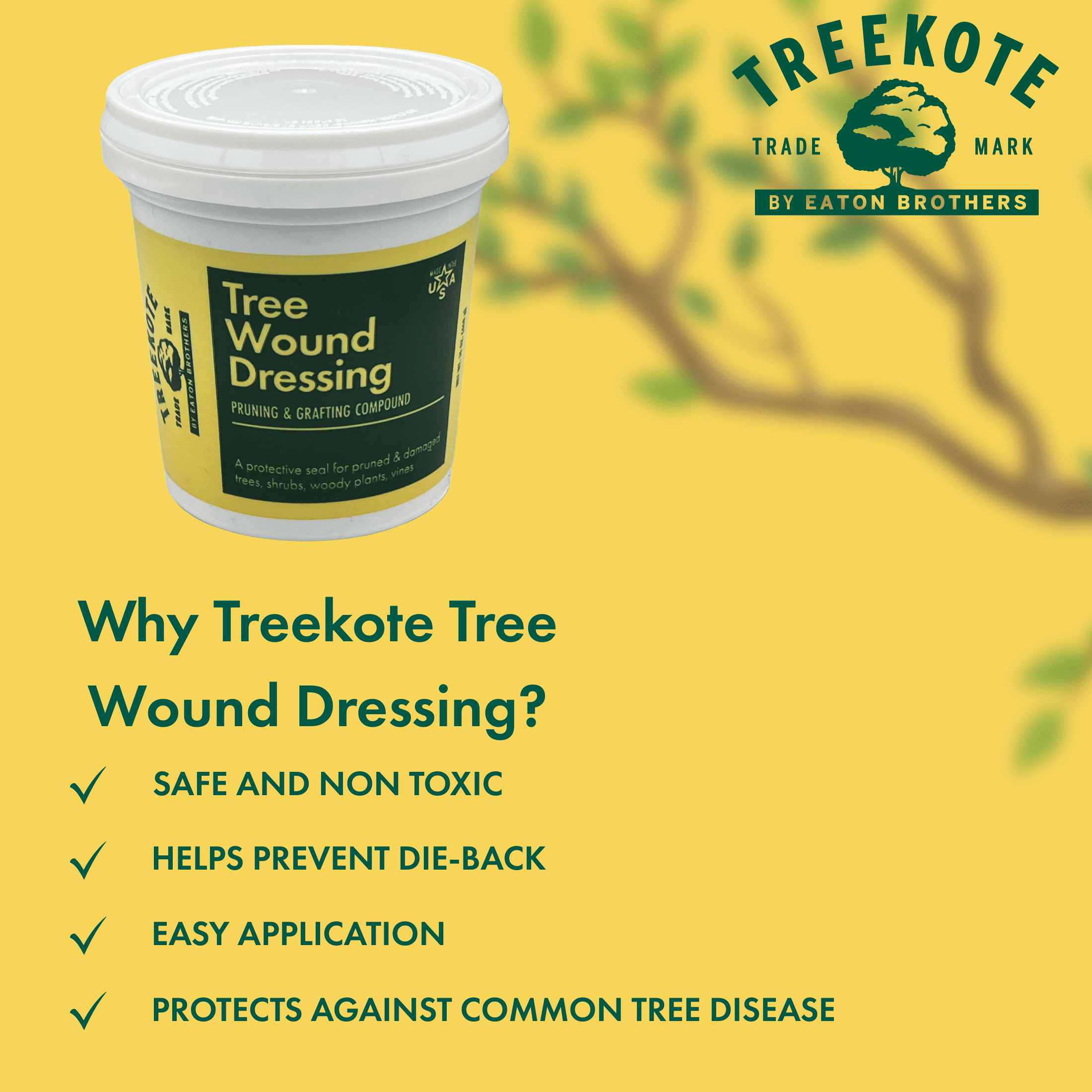 Treekote Wound Dressing, 16 oz Tub, Pruning Sealer and Grafting Compound - Walmart.com Treekote Wound Dressing, 16 oz Tub, Pruning Sealer and Grafting Compound - Walmart.com