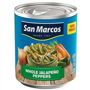 San Marcos Whole Jalapeno Peppers, 11 oz (Pack of 12)