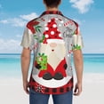 thumbnail image 4 of Fotbe Gnome And Buffalo Plaid Camisa Hawaiana para Hombre Unisex – Camisa Casual de Verano con Botones de Manga Corta de Algodón y Lino,X-Large, 4 of 7