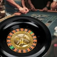 thumbnail image 2 of Roulette Wheel and Craps Set with Large Double Sided Felt, 10 Inch Roulette Wheel, Chip Rake, 200 Chips, Roulette Marker, 3 Dices, Perfect for Game Night Party, 2 of 6
