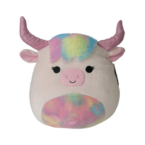 Squishmallows Official Kellytoys Plush 14 Inch Rondah the Colorful Bull Cow Ultimate Soft Stuffed Toy