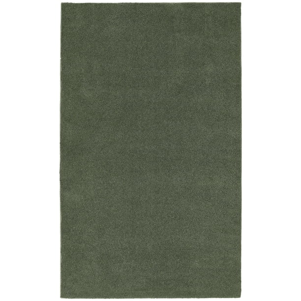 Garland Rug Room Size 5 ft. x 6 ft. Washable Bathroom Carpet Deep Fern ...