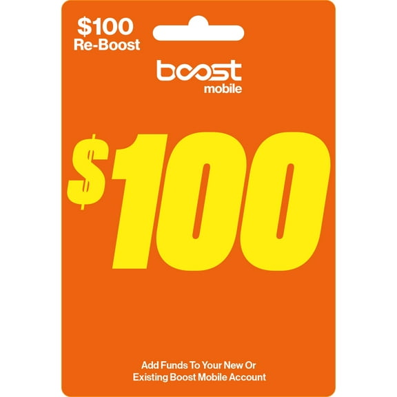 Boost Mobile $100 Top Up