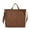 Brown, variant on Luvior Women’s Canvas Tote Shoulder Bag – Large Capacity Vintage Handbag with Multi-Pockets, Versatile 2-in-1 Carry for Daily Commute and Travel Brown