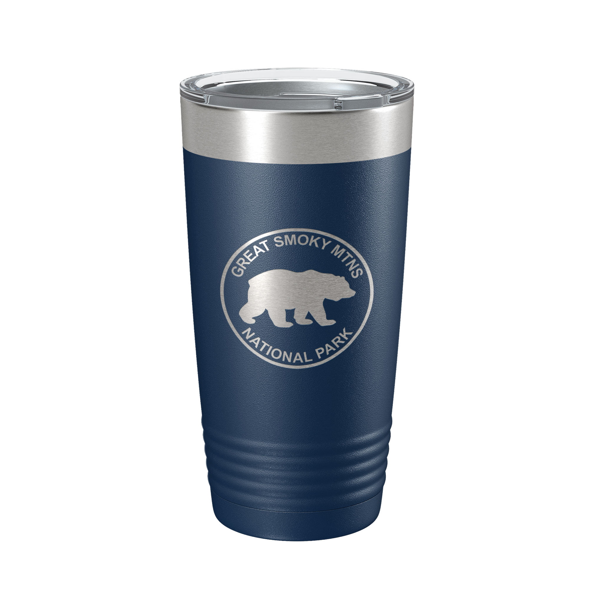 Bears & Mountains 40oz Tumbler With Handle, Lid, Straw, Laser