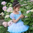 thumbnail image 2 of Robes de Mode Jupes pour Filles Robe de Princesse en Dentelle pour Enfants Robe de Fête d'Anniversaire 2024 Nouvelle Robe de Fête FJH, 2 of 6