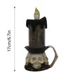 thumbnail image 5 of Halloween LED Electronic Candle Light Flameless Flickering Plastic Desktop Ornament for Home Room Party Decor, 5 of 5