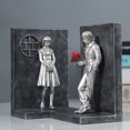 thumbnail image 2 of Figura sujetalibros con forma de estatua, escultura, estilo creativo de Banksy, 2 of 2