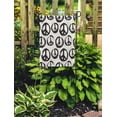 thumbnail image 2 of SIDONKU Pattern Abstract Symbol of Peace The Sign Pacifists Monochrome Made by Brush Strokes Paint Garden Flag Decorative Flag House Banner 28x40 inch, 2 of 2