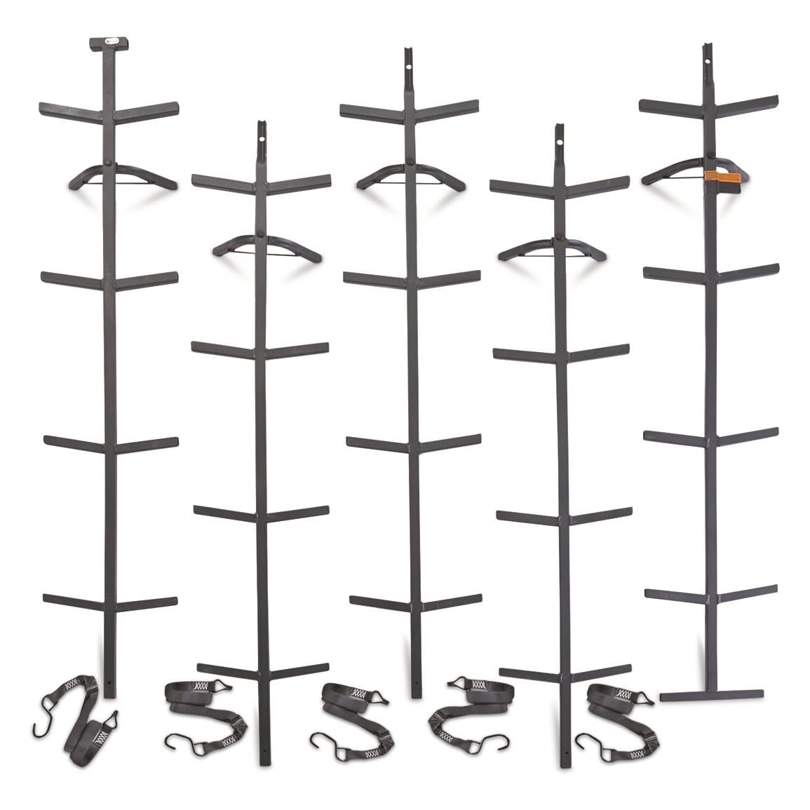 Guide Gear Full Step Climbing Stick Ladder for Tree Stands, Deer Hunting Gear and Accessories