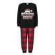 thumbnail image 2 of Pijamas navideños Fiomva para la familia, conjunto de pijamas a juego con pantalones de rayas navideñas, pijamas para niños, mujeres y hombres, 2 of 8