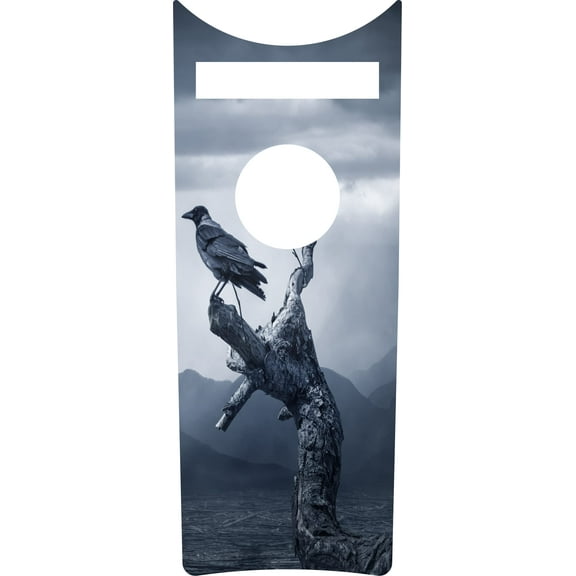 Kustom Cycle Parts Aftermarket Black Raven Plastic Dash Panel Console Insert! Compatible with 2008-2023  Harley Davidson Road King Dash