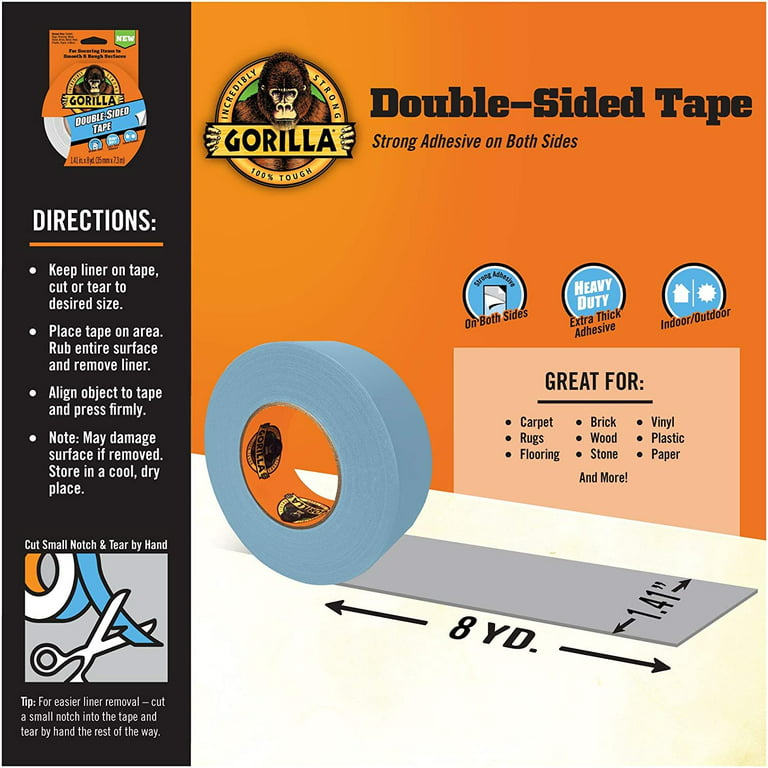 The Gorilla Glue Company - Gorilla Double-Sided Tape sticks to