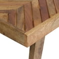 thumbnail image 5 of GDF Studio Hawley Boho Handmade Mango Wood Bench, Natural, 5 of 8