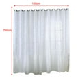 thumbnail image 3 of Cortina de Ventana Soledad de Hojas Surtidas Voile Panel de Cortina Burbuja de cortina transparente, 3 of 10