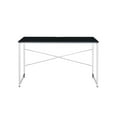 thumbnail image 3 of Tennos Vanity Desk in Black & Chrome Finish, 3 of 4