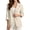 Beige - Flowers, variant on Sunflower Printed Blazers for Women Business Casual Suit Blazer Jacket with 2 Pockets Linen-Style Blazer for Interview Work Office, L