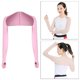 thumbnail image 3 of 2x Mangas de Brazo de Protección Solar de Enfriamiento , Ropa Solar para Montar, Correr, Deportes Al Aire Libre, Rosa 4 piezas, 3 of 8