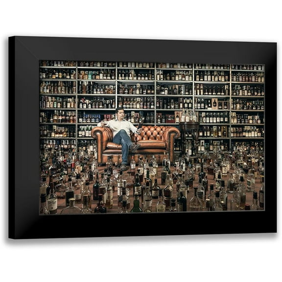 Art, Fabi 14x11 Black Modern Framed Museum Art Print Titled - Raaandsup1;L-The Gluttonous