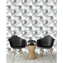 MuralsPrint Decour Fleur Peel and Stick Wallpaper Roll Size 10'L x 24''W