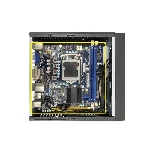 M09 HTPC Host Mini ITX Computer Chassis DC Power Supply Industrial Control Chassis Home Desktop Computer Case