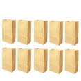 thumbnail image 1 of 100 unids Bolsa de Papel Kraft de Grado Alimenticio Superior Abierto Bolsa de Bolsa de Alimentos de Embalaje de Alimentos Pesados ​​Bolsas Favores de Partido, 1 of 4