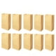 thumbnail image 1 of 100 unids Bolsa de Papel Kraft de Grado Alimenticio Superior Abierto Bolsa de Bolsa de Alimentos de Embalaje de Alimentos Pesados ​​Bolsas Favores de Partido, 1 of 5