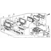 Genuine OE Honda Display Assembly, Panel Power *NH482L* (Black Metallic) - 39177-SDA-L42ZA