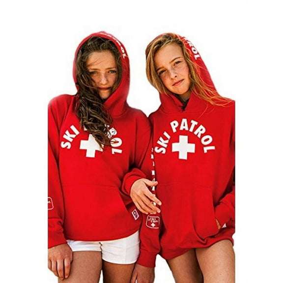 LIFEGUARD Officially Licensed Youth Ski Patrol Hoodie (Large) Red