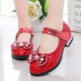 thumbnail image 5 of REDARER Big Girls Shoes with Thick Heels and Cool Single Shoes Bow Dance Shoes Performance Princess Shoes,Size 11-11.5 Years, 5 of 6