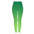 thumbnail image 5 of Vekome Green Womens Leggings Plus Size St Patricks Day High Waisted Yoga Pants Seamless Gradient Lightweight Running Tights L, 5 of 8