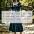 thumbnail image 2 of Guieoi Womens Dresses Long Sleeve Fashionable Court Style Long Dress Blue S, 2 of 7
