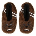 thumbnail image 3 of Star Wars Chewbacca Chewie Slippers Character Slipper Socks with No-Slip Sole For Women Men, 3 of 4